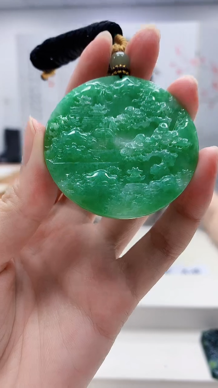 定制翡翠未镶嵌0405zm-毛货挂件102