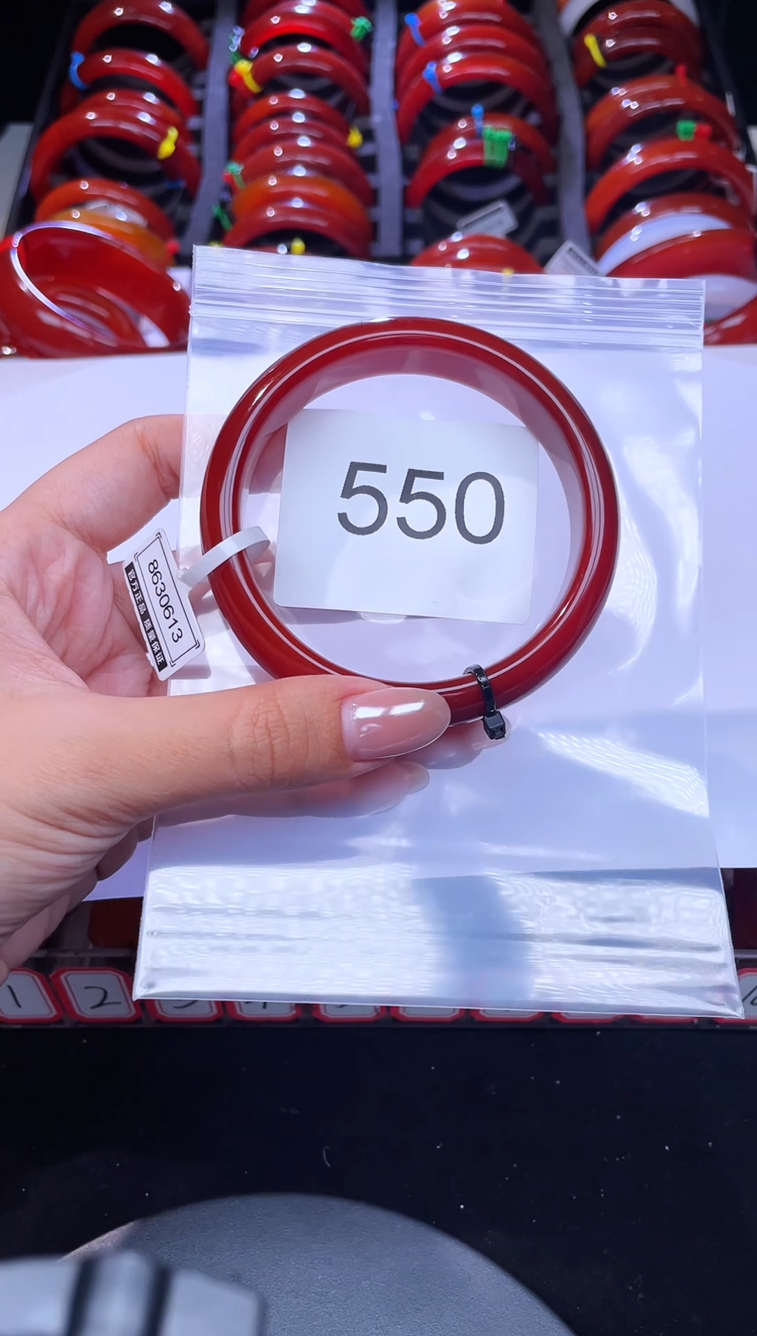 手镯玛瑙/玉髓未镶嵌62+圈口*A550