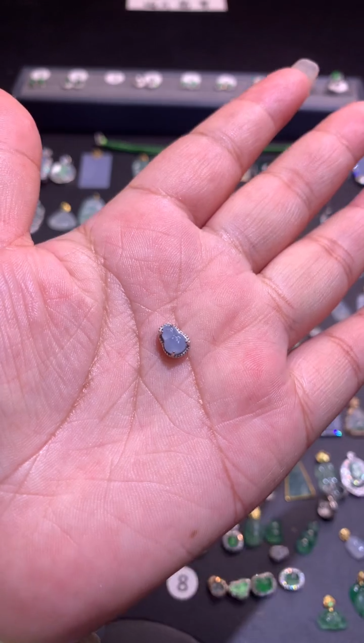 【闪购商品】翡翠吊坠(不含链)银S925镶嵌1