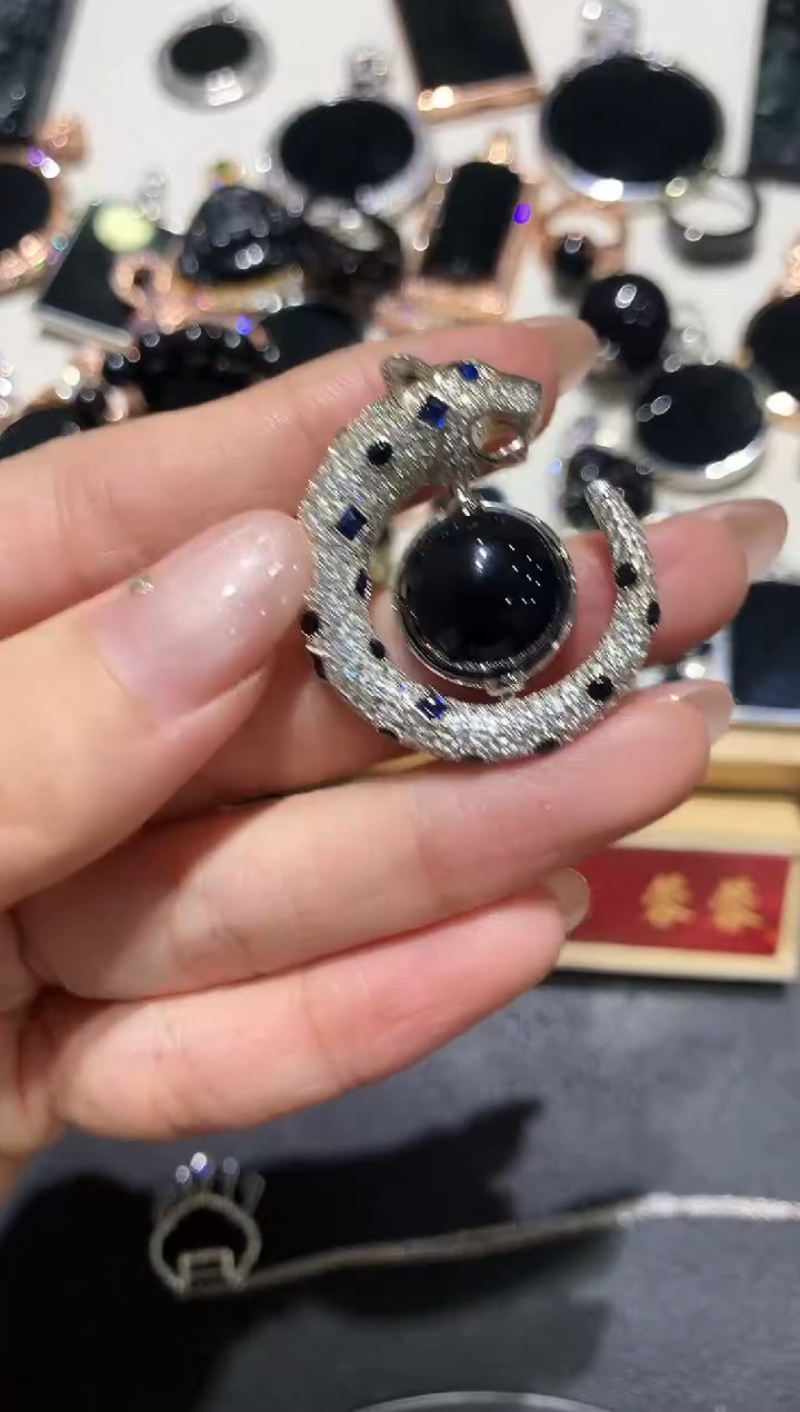 翡翠银S925镶嵌吊坠(不含链)团购33