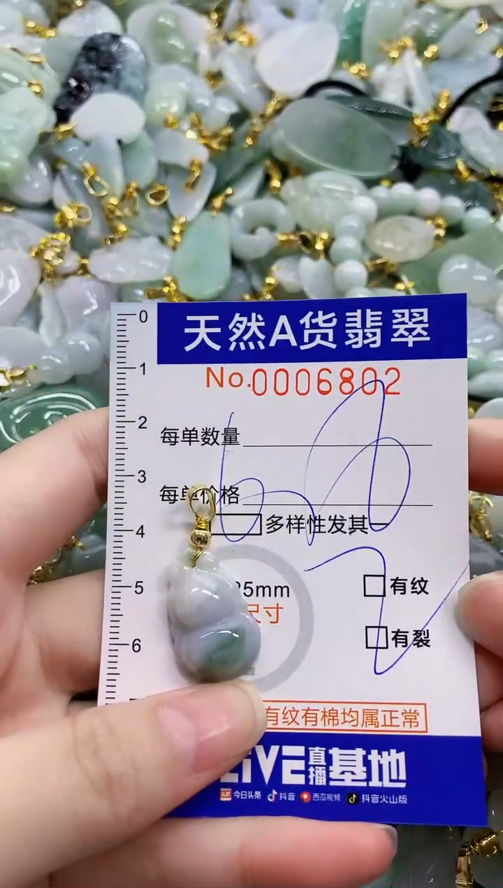 颈饰未镶嵌翡翠天然A货翡翠