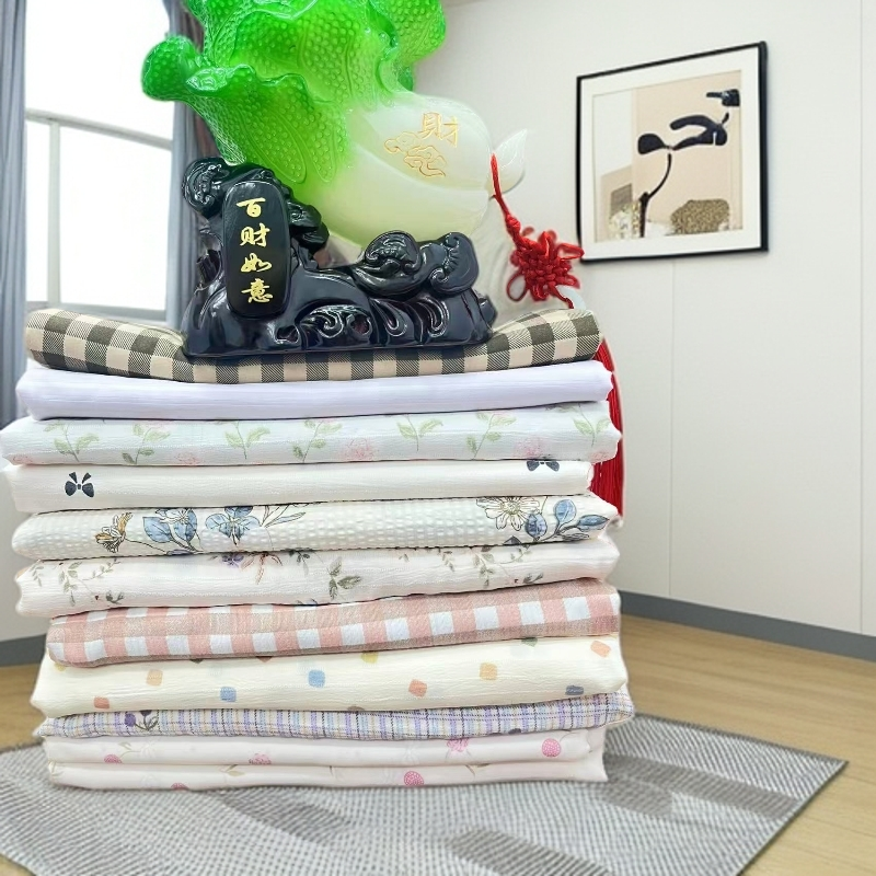 【睿智】花色布料手工发圈窗帘床品服装面料以直播间讲解为准