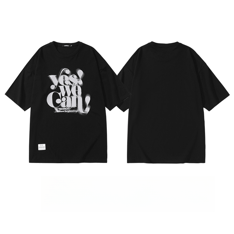 呆呆姐 喷漆字母LOGO印花圆领情侣短袖T 得物正品 超级经典百搭