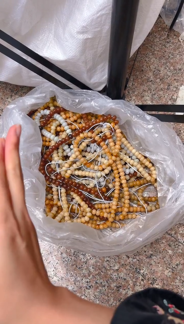 吊坠菩提根/象牙果项链一条 随机一条 