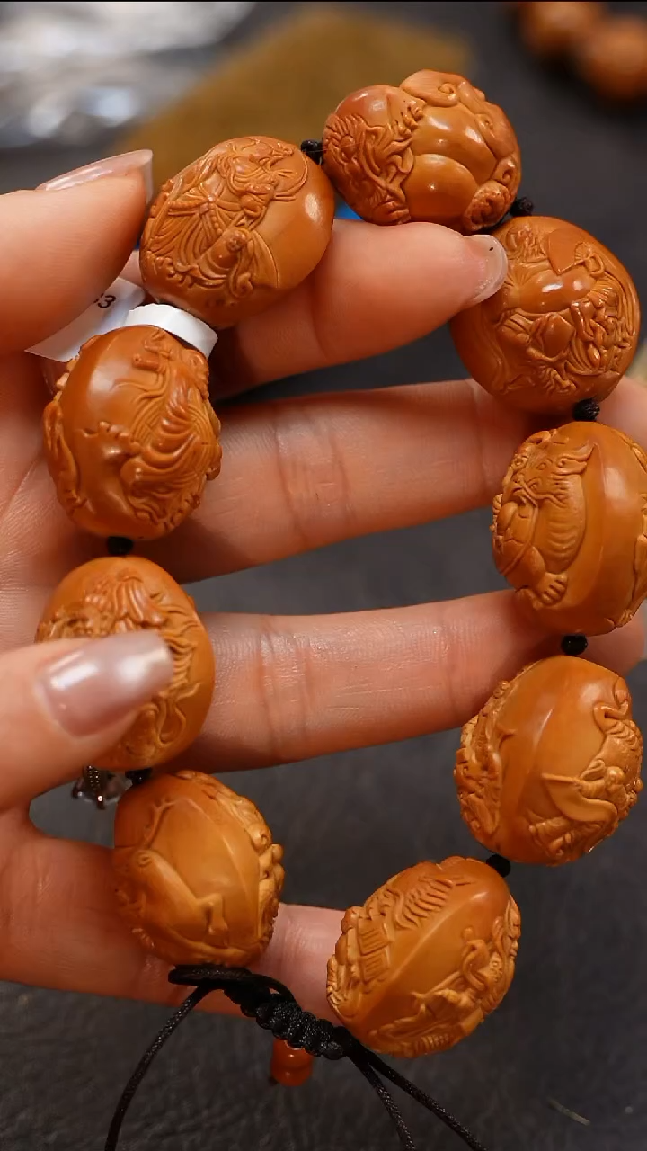 橄榄核手串/手链橄榄核雕刻文玩