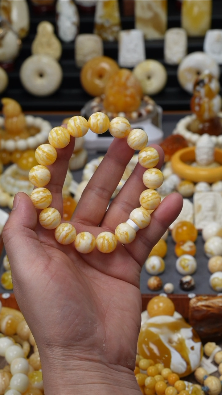 【闪购商品】琥珀裸石未镶嵌胡玩珠宝天然琥珀