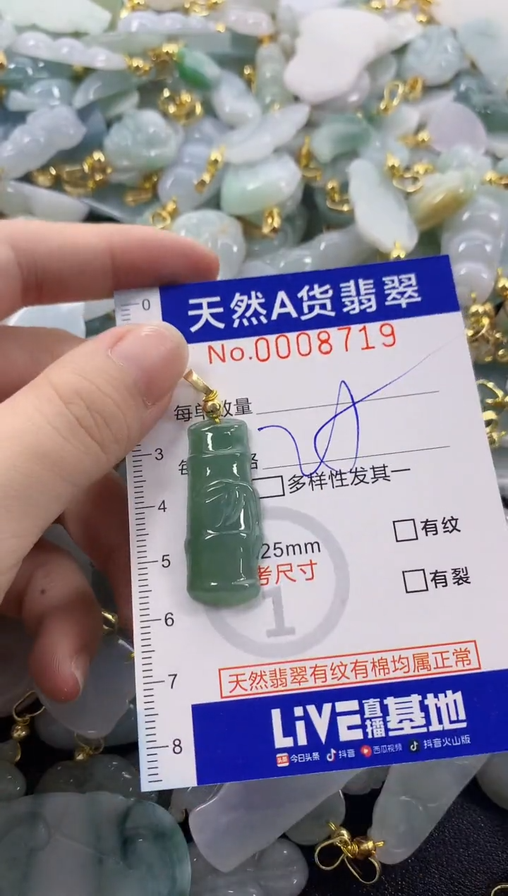 颈饰未镶嵌翡翠天然A货翡翠