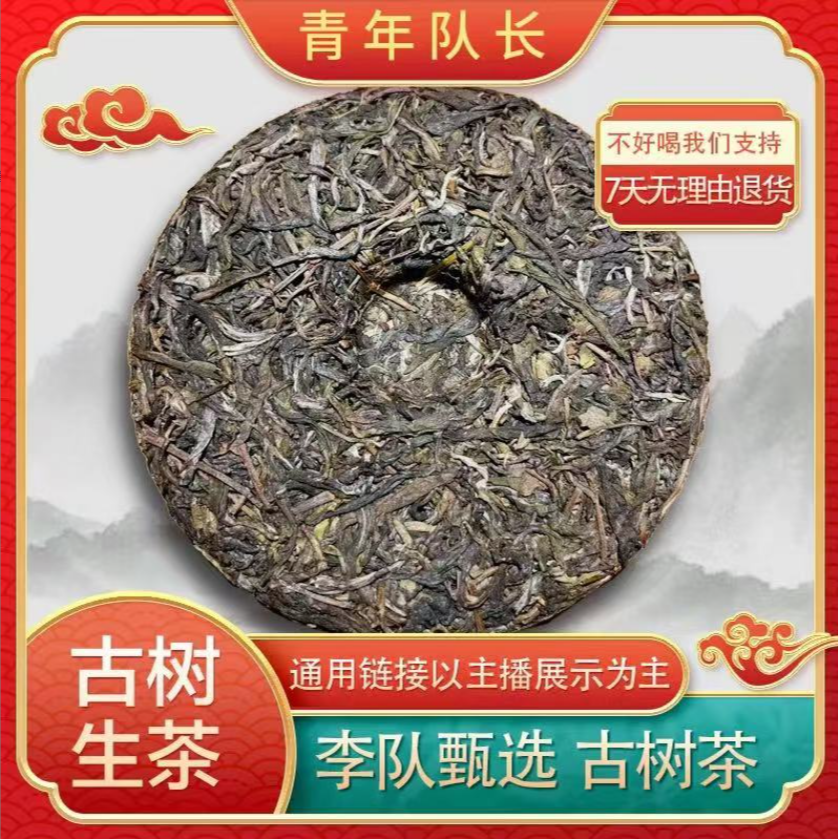 十二 . 七  2023年冰岛见面礼  生茶 普洱茶  饼茶 200g