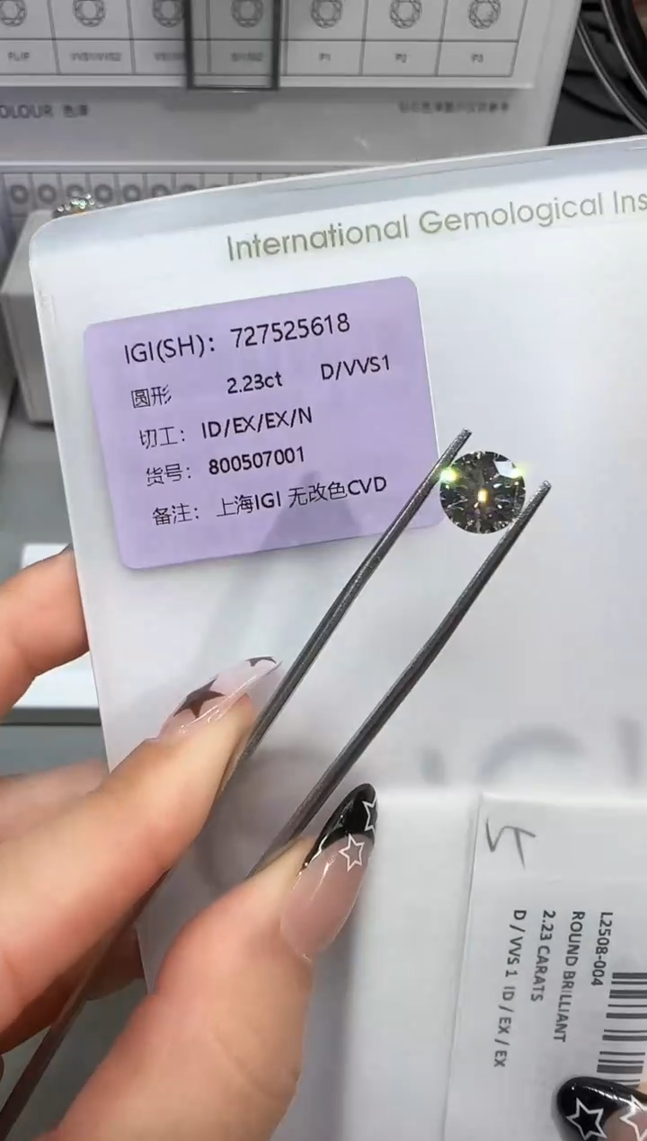 裸石实验室培育钻石@ 2.23ct 先鉴赏，再定制！