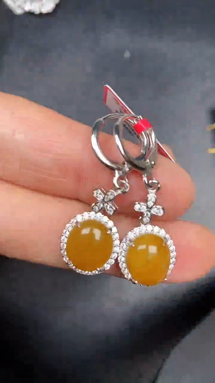 银S925镶嵌戒指翡翠2610