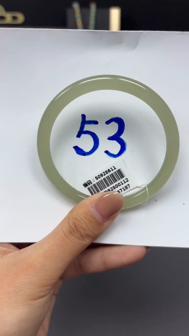 未镶嵌手镯和田玉8611