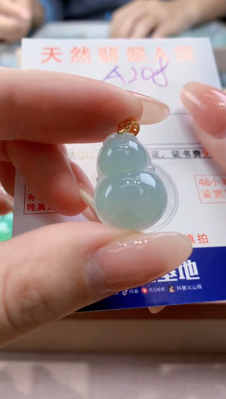 颈饰未镶嵌翡翠天然翡翠挂件