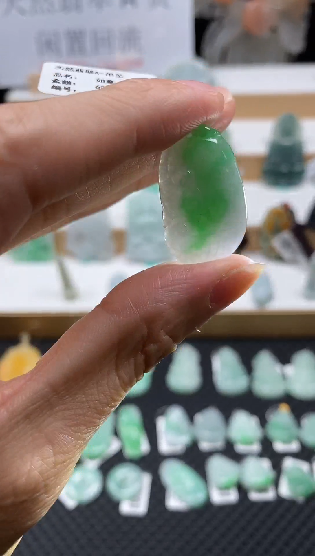 【闪购商品】翡翠颈饰未镶嵌123如意