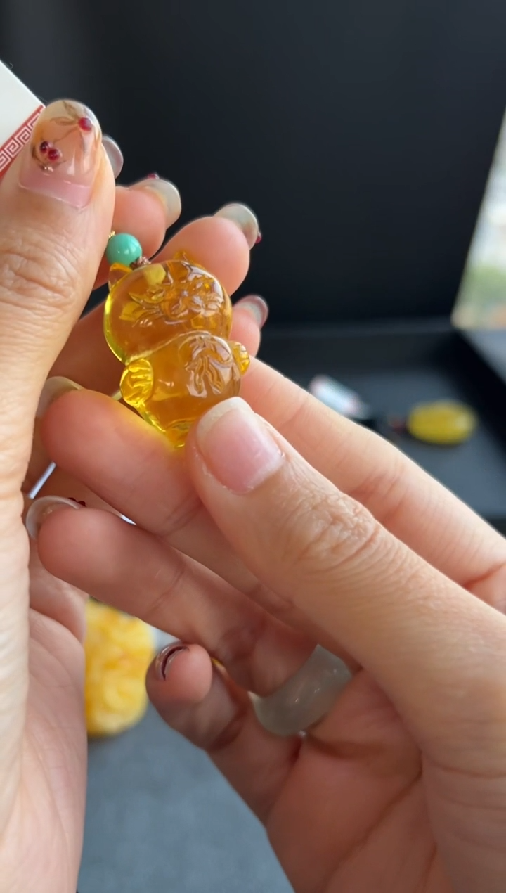 蜜蜡颈饰未镶嵌7712买断