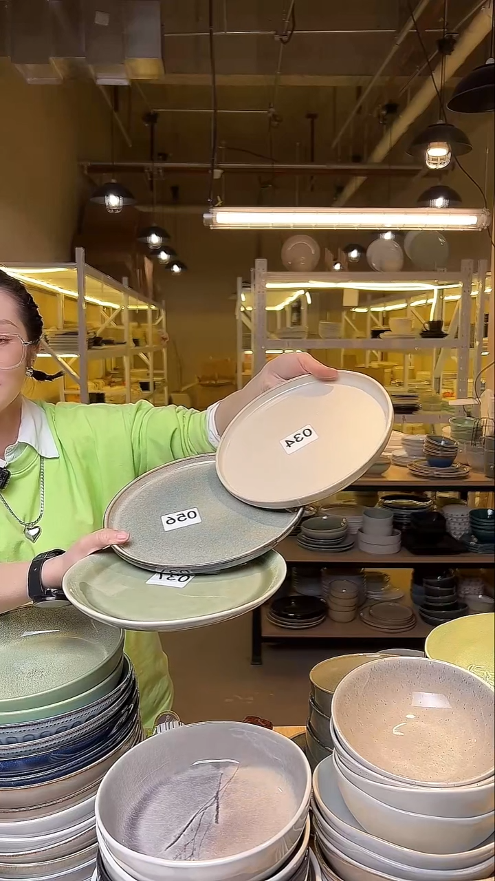 瓷310外贸尾货窑变釉下彩默认微瑕