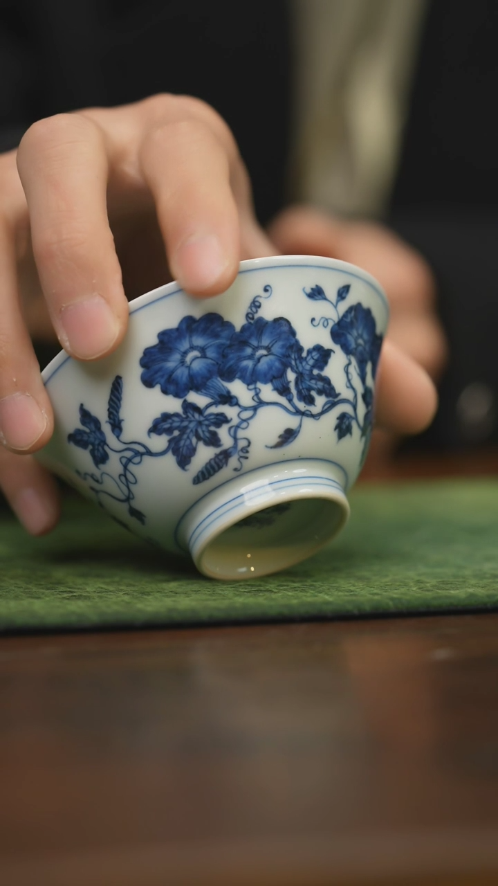 【闪购商品】杯柴窑青花破价福利