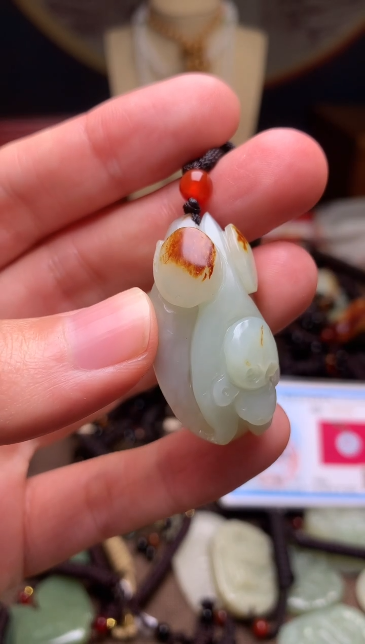 颈饰未镶嵌和田玉新疆料青海料清水和田玉吊坠