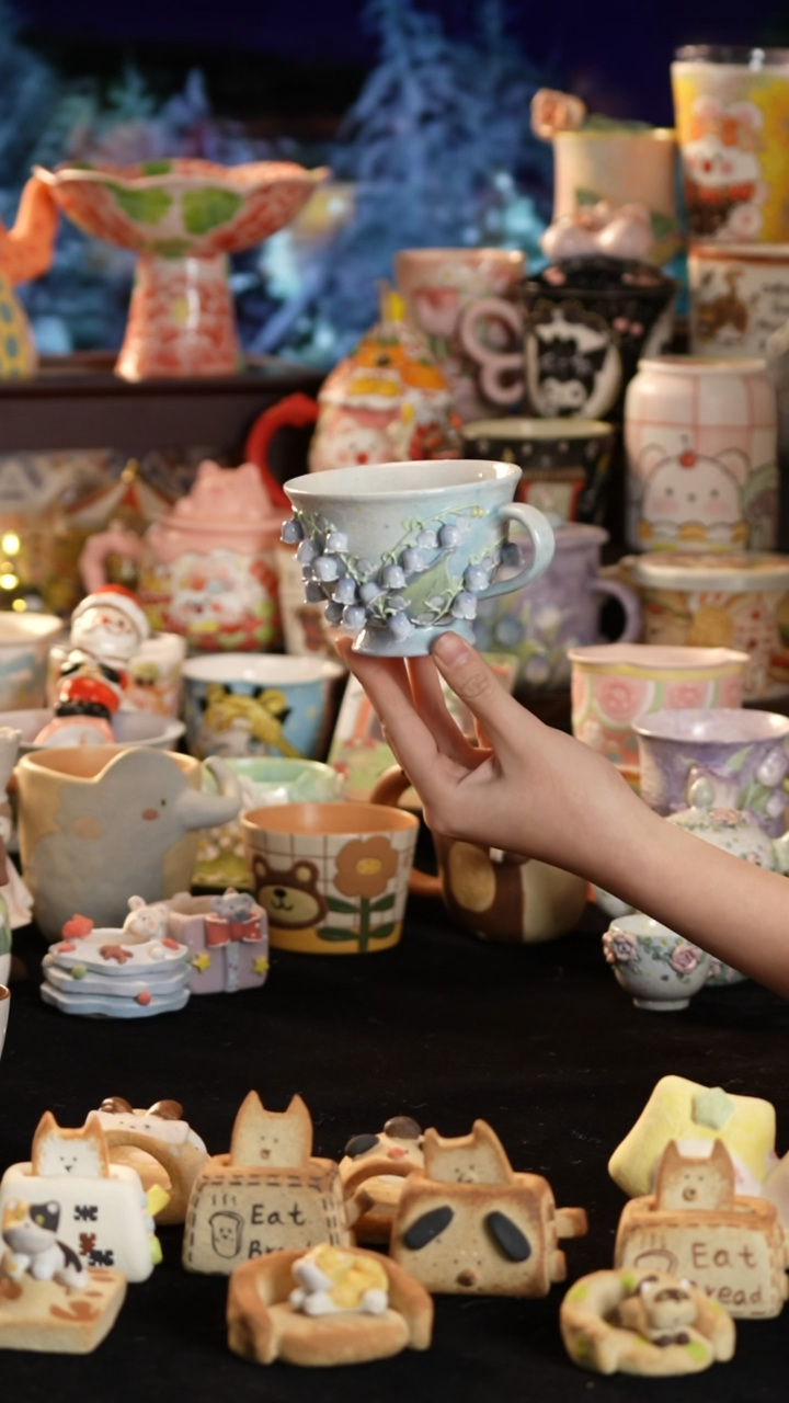 其他陶景德镇釉下彩手绘设计师款陶瓷