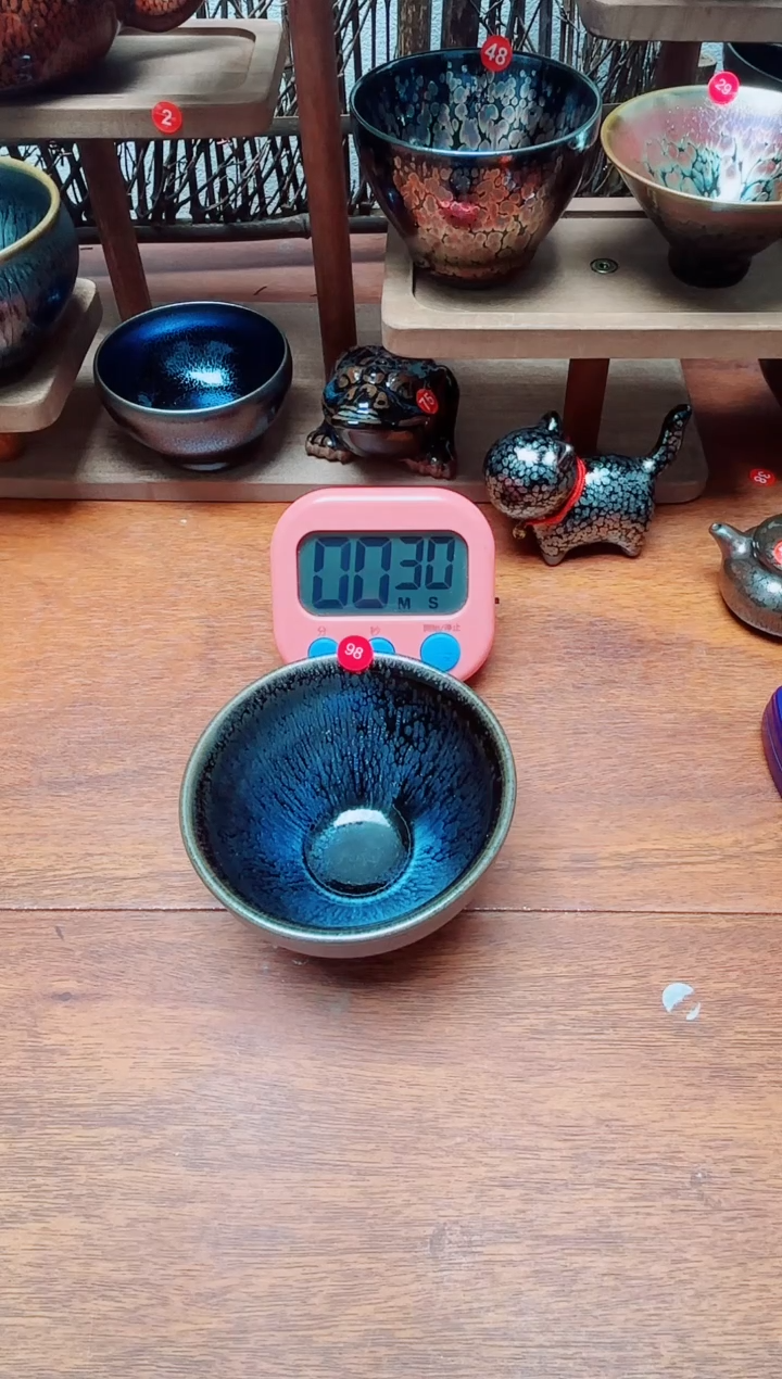 茶盏张*98号建盏工匠茶器