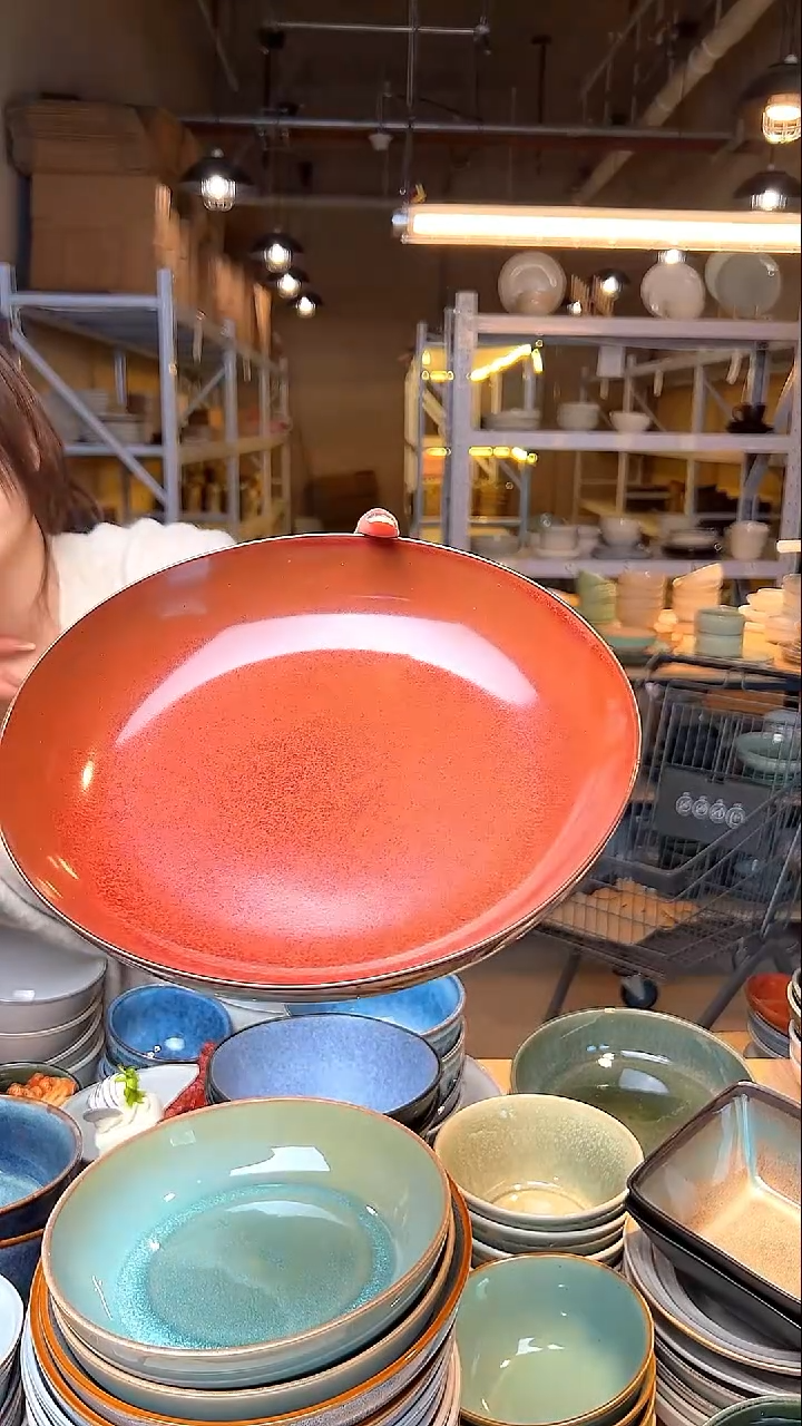 瓷24【瑕疵】外贸尾货窑变釉下彩