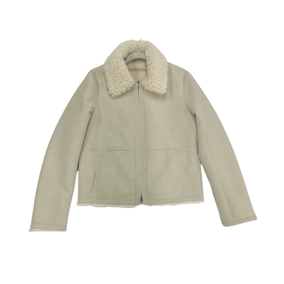 人造皮草 【10 ROUN】noundnound简约百搭环保皮草外套25秋冬新款