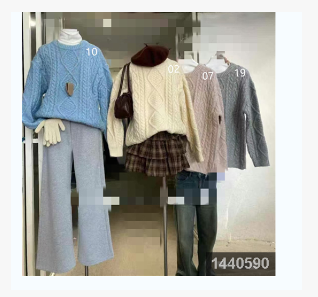 小妳XiaoNi———（冬款大版麻花毛衣1440590）