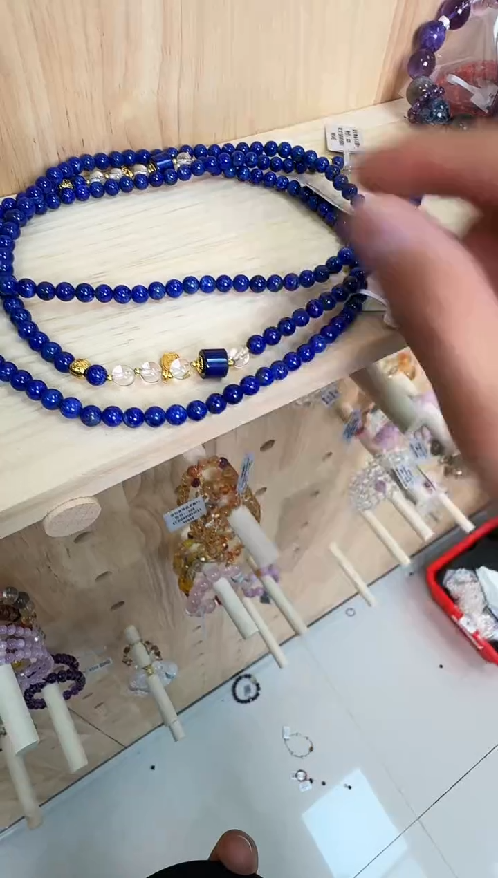 未镶嵌青金石手链村0321 约5mm 多样性发一件