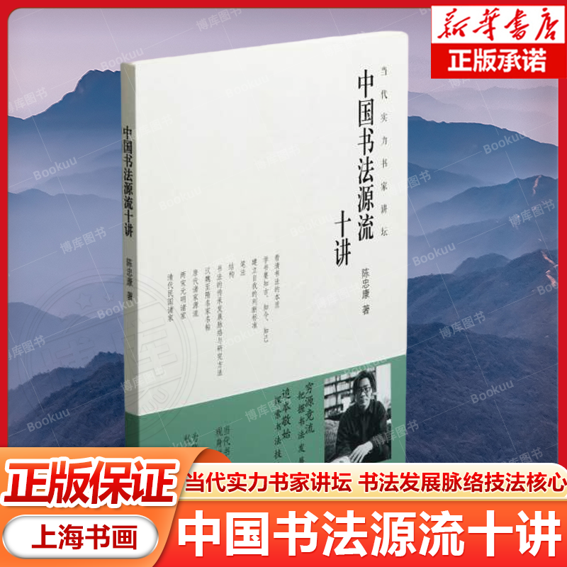 中国书法源流十讲 当代实力书家讲坛 书法发展脉络技法核心 书籍