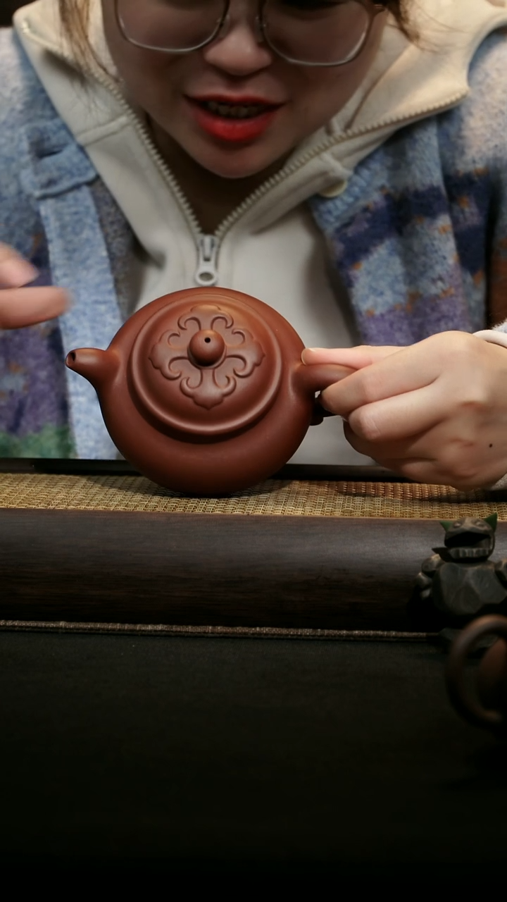 【闪购商品】紫砂茶壶如意莲子300毫升