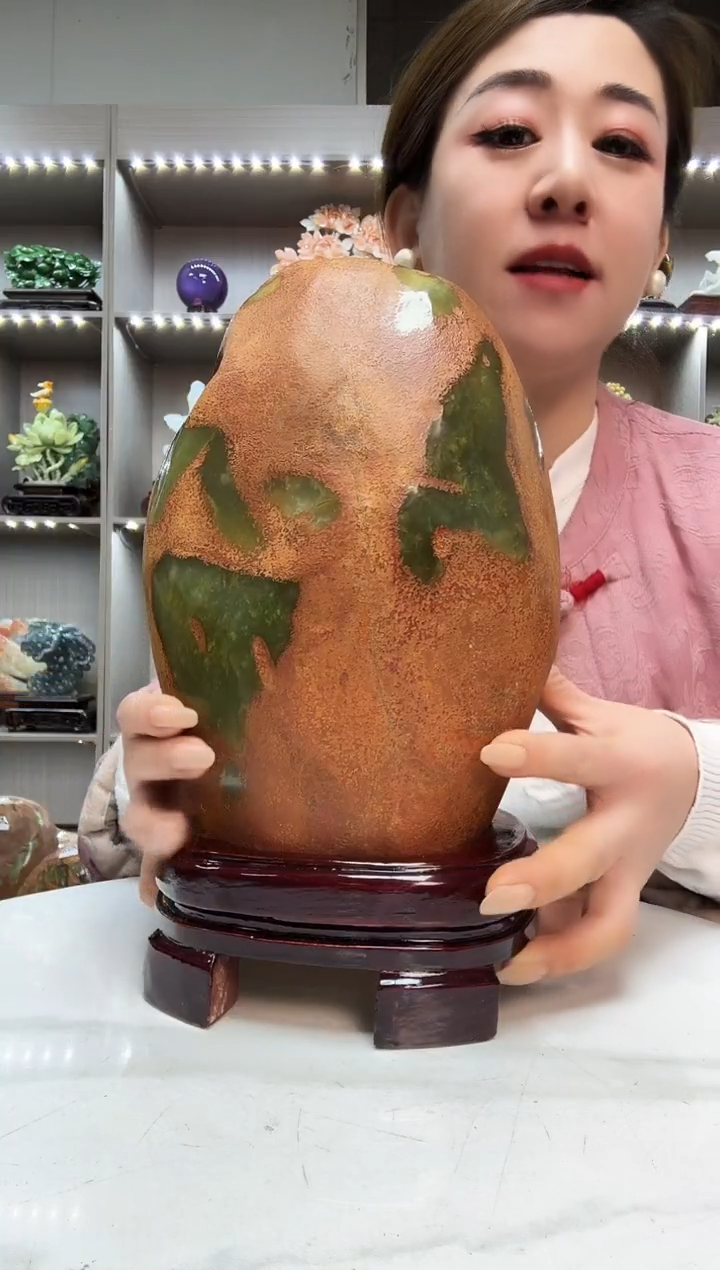 石材天然石材家居摆件办公室客厅玄关高档摆件