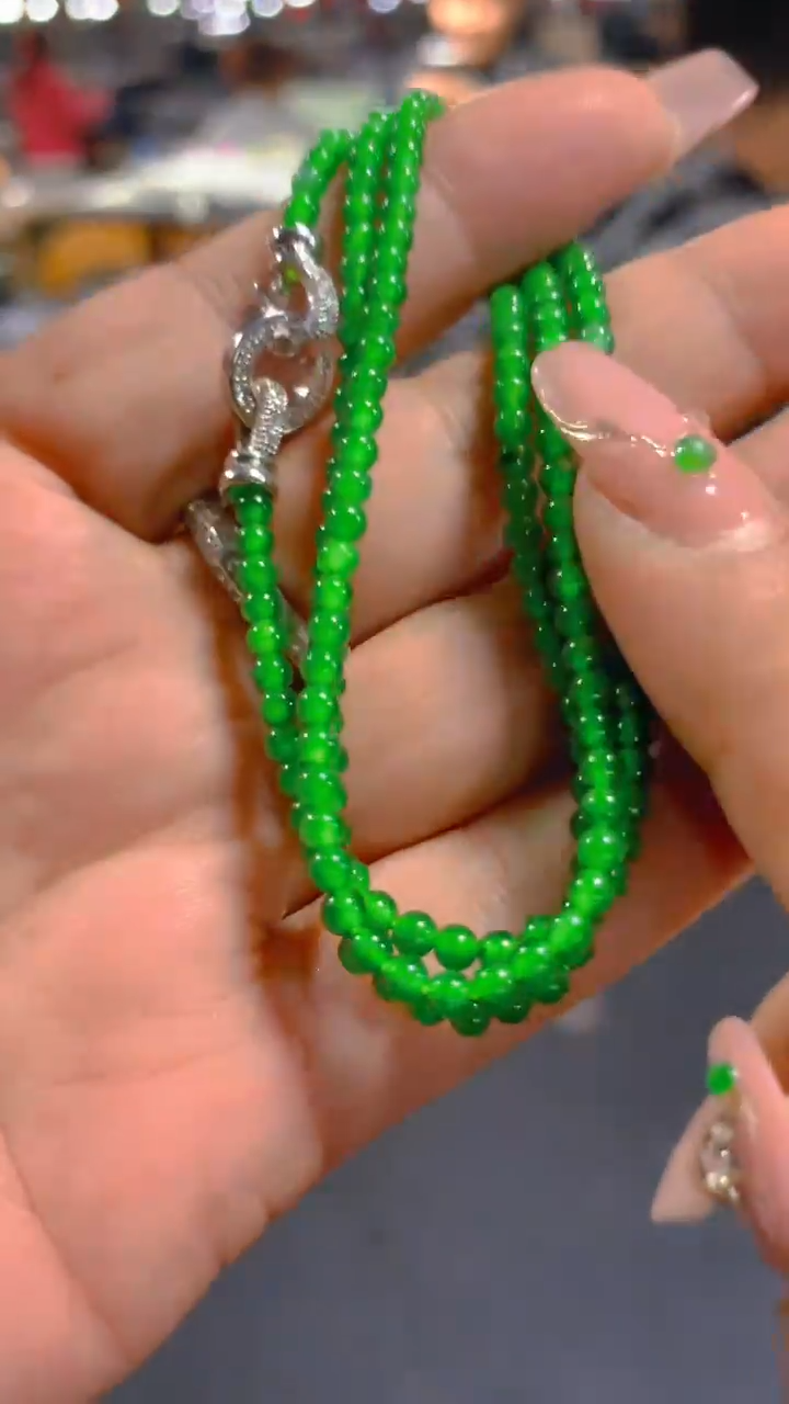 【闪购商品】翡翠项链未镶嵌0196241618多样性发其一