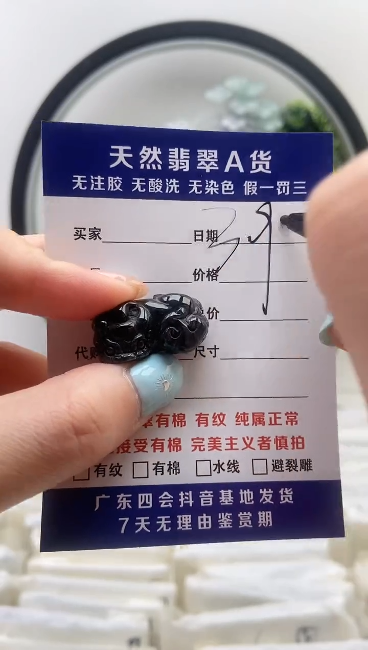 颈饰未镶嵌翡翠貔貅