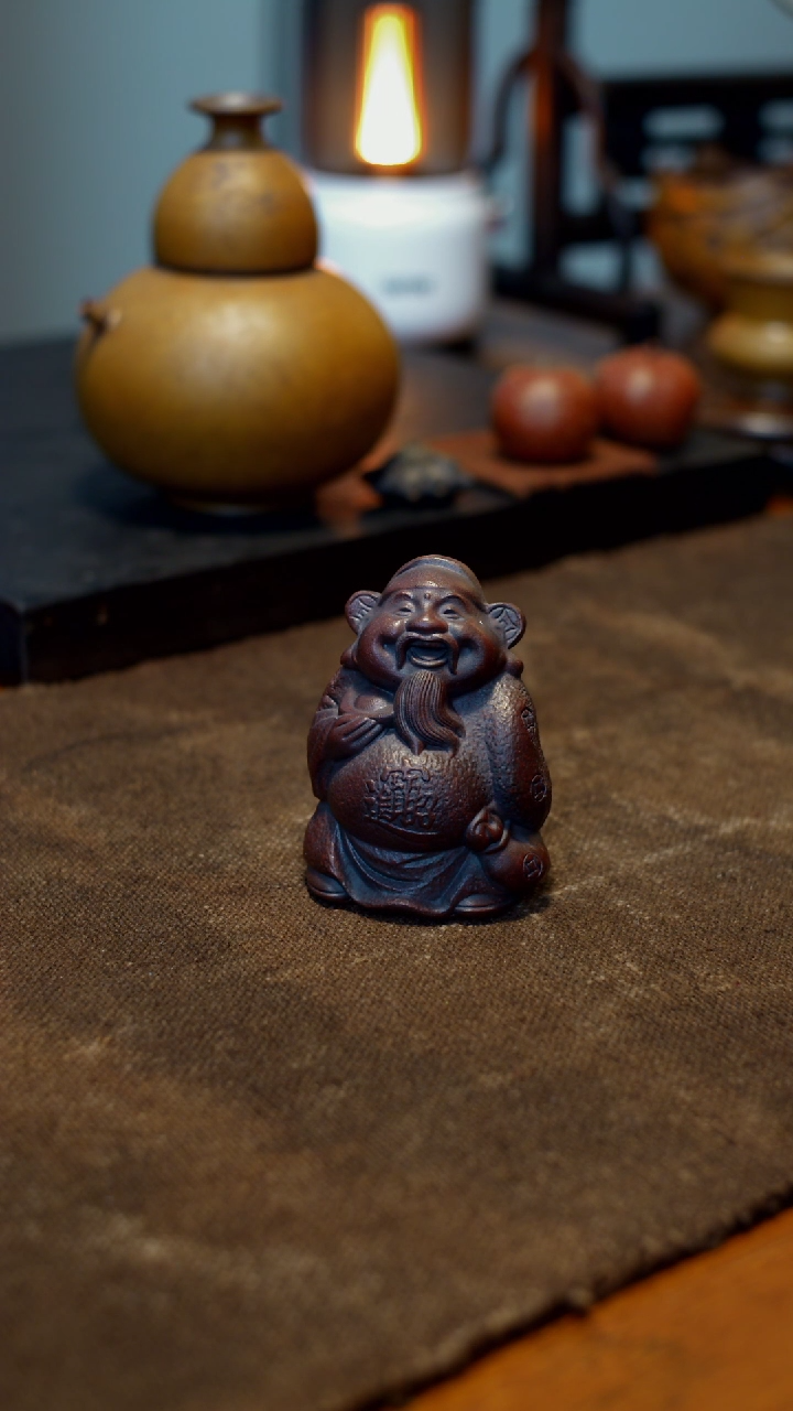 【闪购商品】紫泥小地主茶宠摆件福利