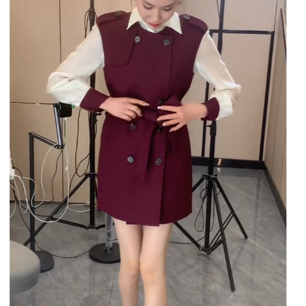 2025春季新款修身显瘦百搭套装复古田园风两件套LF202001