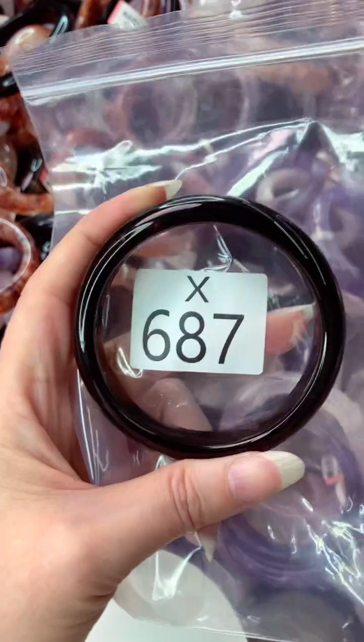 未镶嵌手镯水晶X687-61