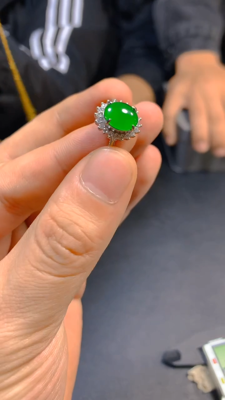 【闪购商品】翡翠戒指未镶嵌0783296728多样性发一