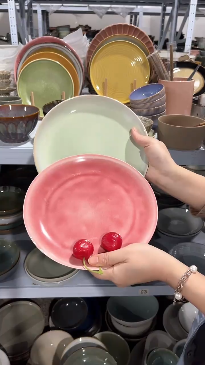 【闪购商品】瓷片外贸尾货瑕疵满20包邮X2 小盘组合