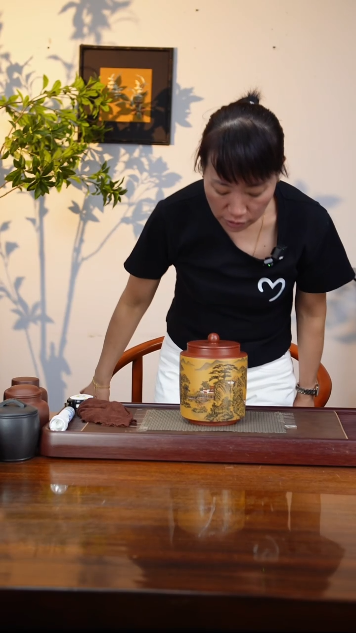 宜兴原矿紫砂茶叶罐