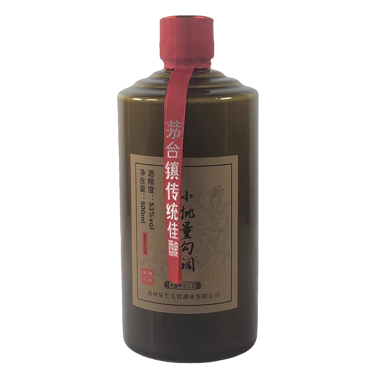 道博道博无忧小批量勾调（战损）酱香型白酒53度500ml