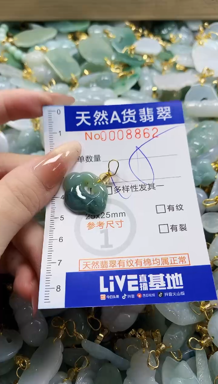 颈饰未镶嵌翡翠天然A货翡翠