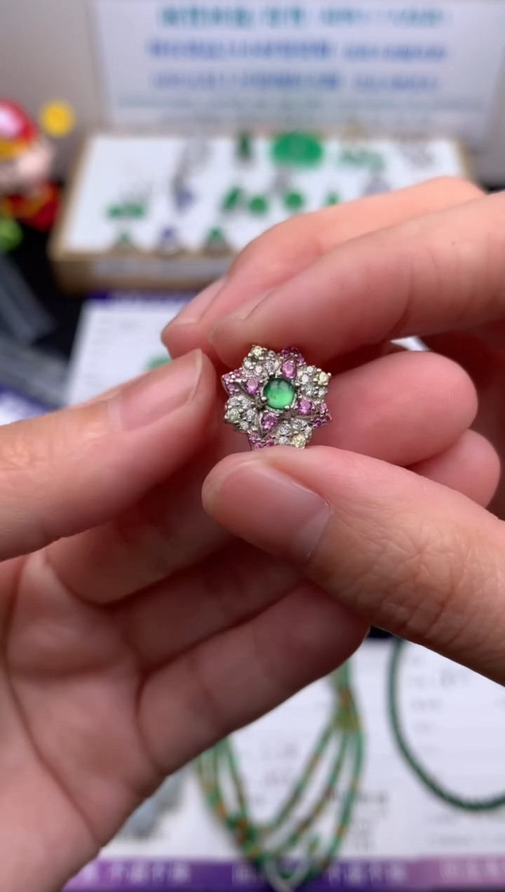 【闪购商品】定制翡翠银S925镶嵌模式推广期24小时鉴赏期