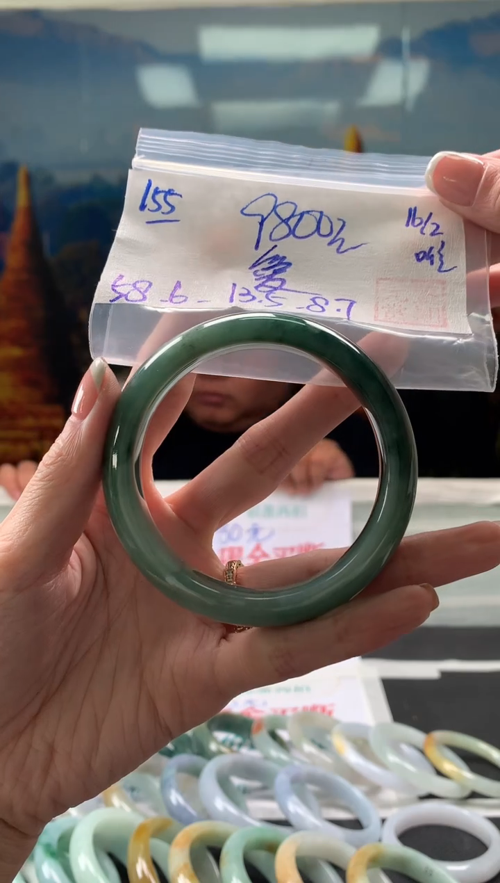 【闪购商品】翡翠手镯未镶嵌翡翠手镯 下单联系小耳机#155