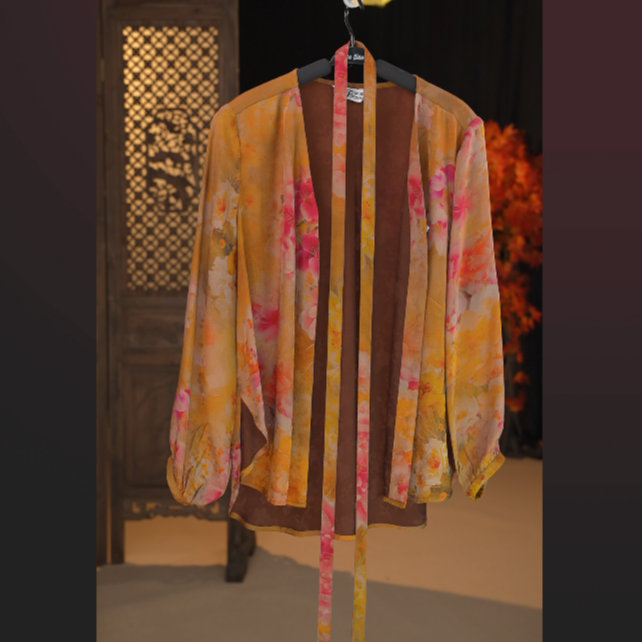 【小黄花】2025新款新中式宽松百搭上衣外套