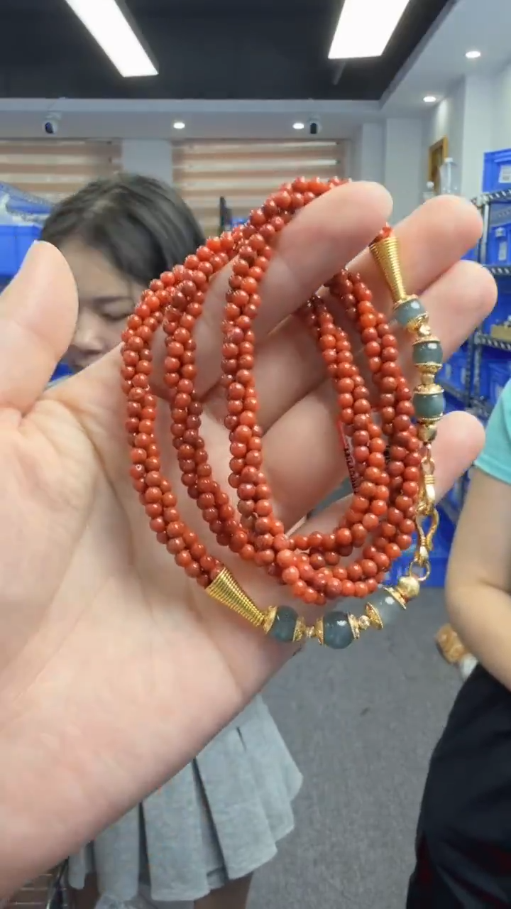 南红玛瑙未镶嵌颈饰193秒拍号假一罚十