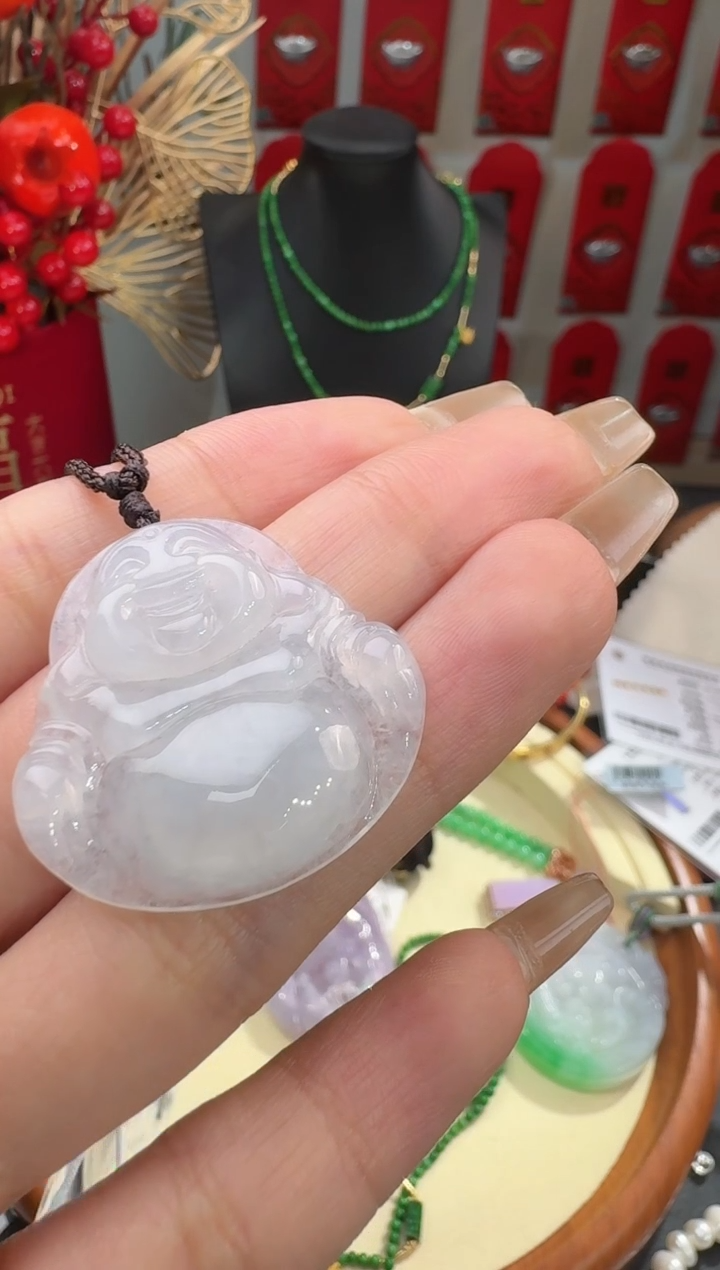 【闪购商品】翡翠颈饰未镶嵌挂件