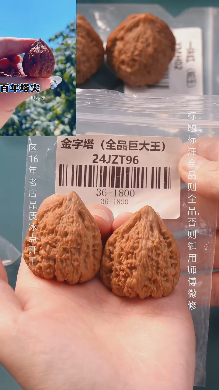 把件桃核36蚂蚁王金字塔（全品）