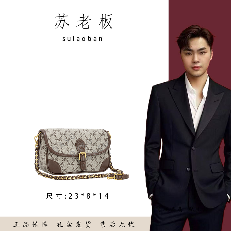 【苏总专属】ZT-95055-咖啡女士时尚潮流气质小众腋下包斜挎包