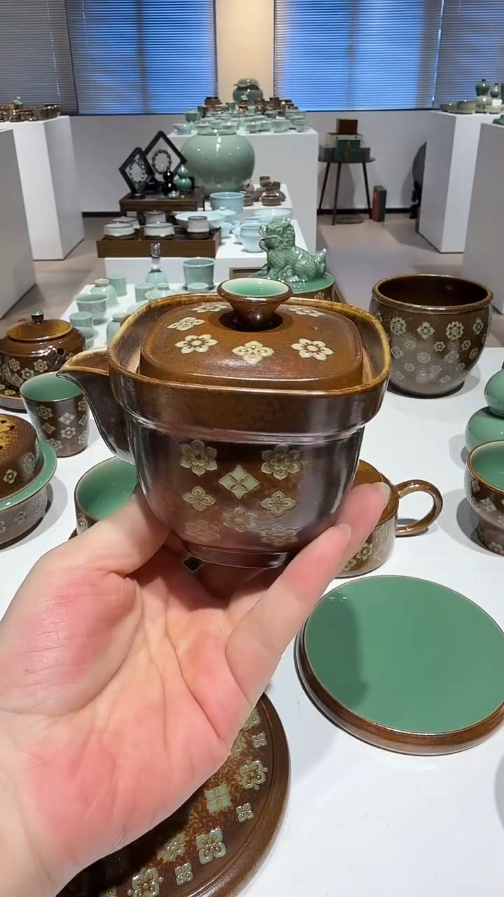 青瓷手工茶器不带礼盒包邮