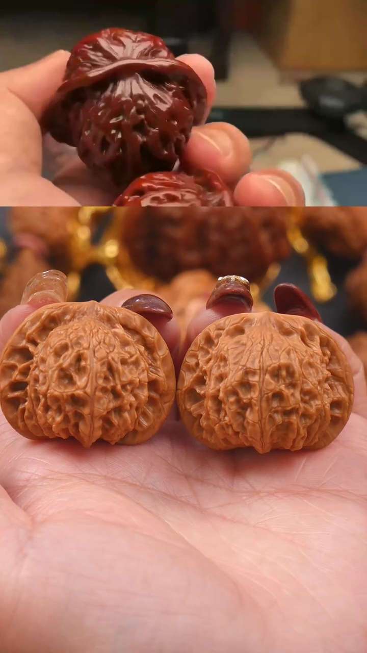 【闪购商品】文玩核桃把件37狻猊狮子头