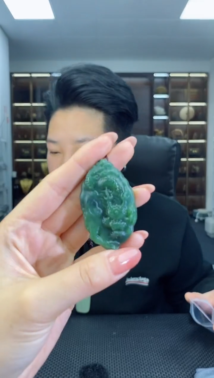 【闪购商品】和田玉颈饰未镶嵌龙清货1